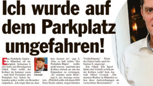 Read more about the article TZ Artikel: Ich wurde auf dem Parkplatz umgefahren!