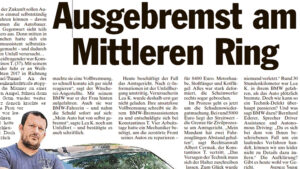 Read more about the article Artikel: Ausgebremst am Mittleren Ring